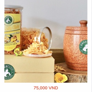 Dừa sấy giòn vị gừng