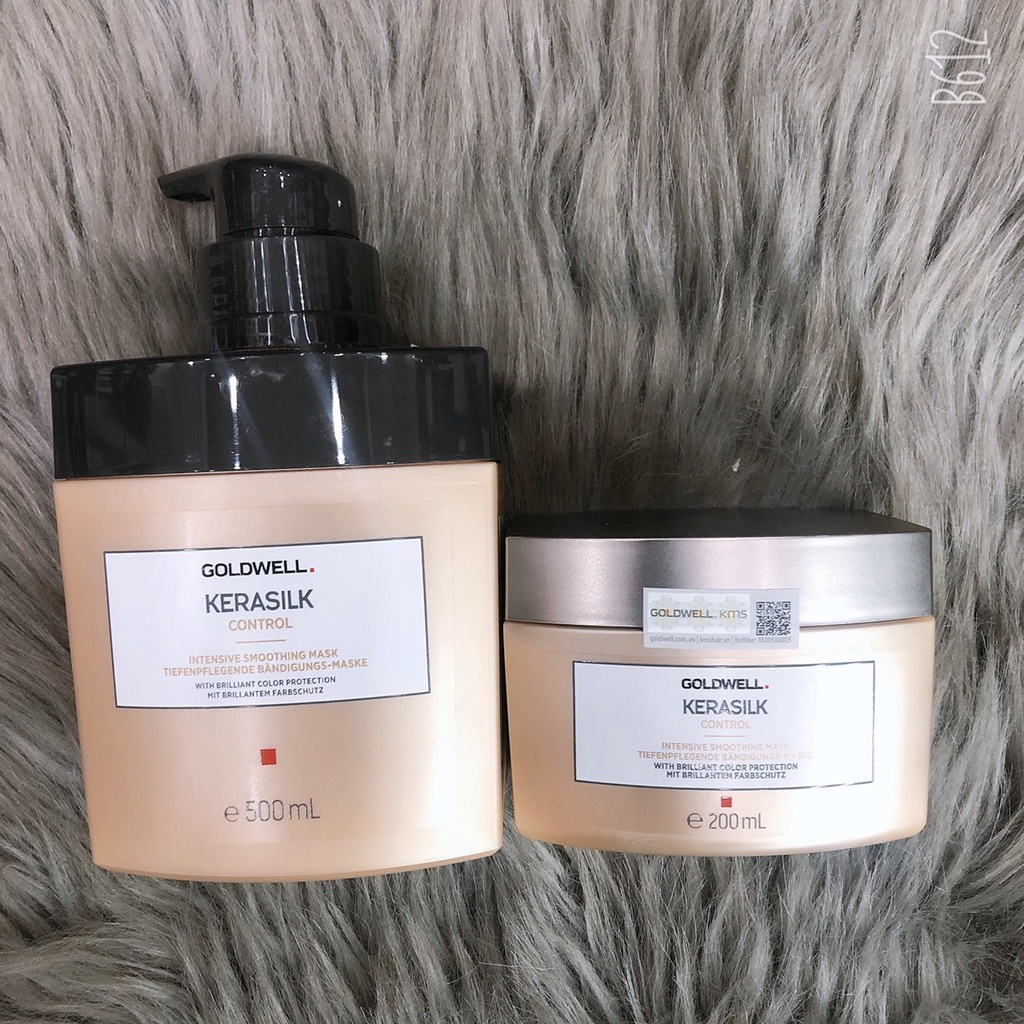 MẶT NẠ SUÔN MƯỢT DƯỠNG ẨM GOLDWELL KERASILK CONTROL MASK 500ML