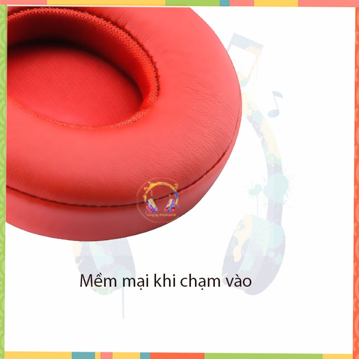 Đệm da tai nghe Beats solo 2  3 wirless, ốp thay thế cho tai nghe solo 2.0 3.0