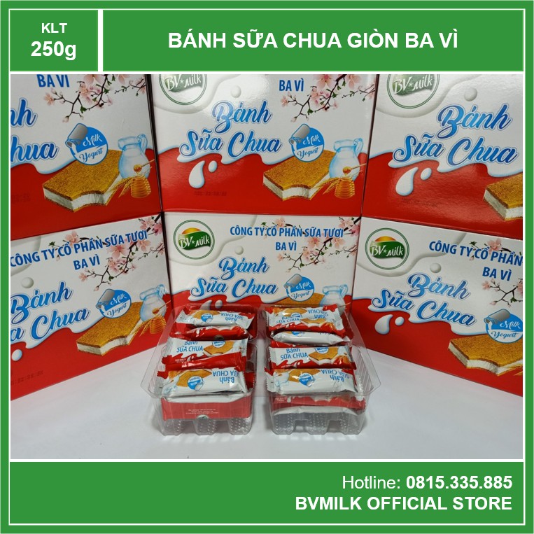 Bánh Sữa Chua Giòn Ba Vì 250g - BVMILK