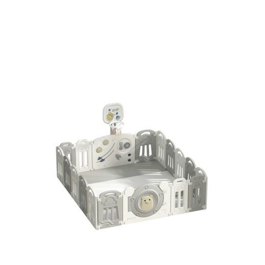 Quây cũi nhựa gấp gọn  NÂNG CẤP mới nhất, cũi nhựa TẶNG KÈM BÓNG + THẢM+ CỘT BÓNG RỔ ( MẪU HEO)