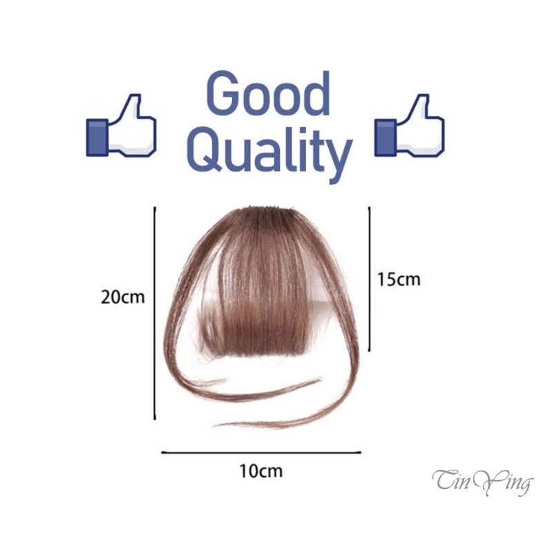 Tóc mái giả GETNOIVAS lưa thưa dệt tay phong cách Hàn Quốc dễ thương cho nữ