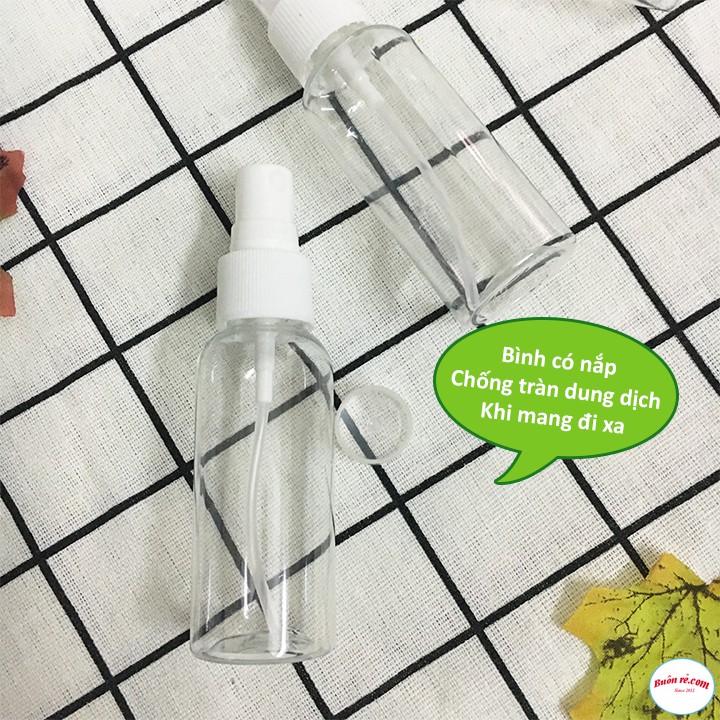 Combo 3 Lọ Chiết Dung Dịch Mỹ Phẩm Dạng Xịt Thiết kế Đẹp Mắt ( Dung Tích 50 ML) - br00697