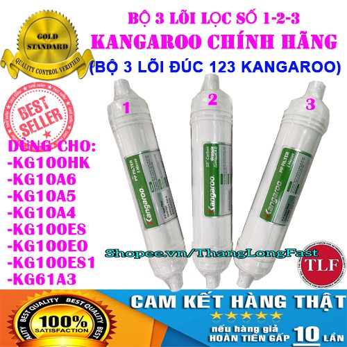 BỘ 3 LÕI ĐÚC KANGAROO SỐ 1-2-3 | DÀNH CHO MÁY KG100HK - KG10A6 - KG10A5 - KG10A4 - KG100ES - KG100EO - KG100ES1