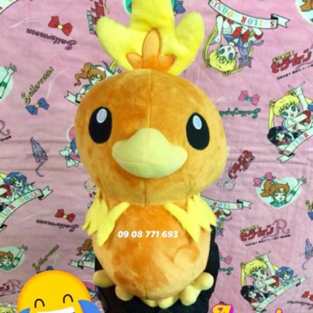 Thú bông Torchic 25cm ko đo tóc