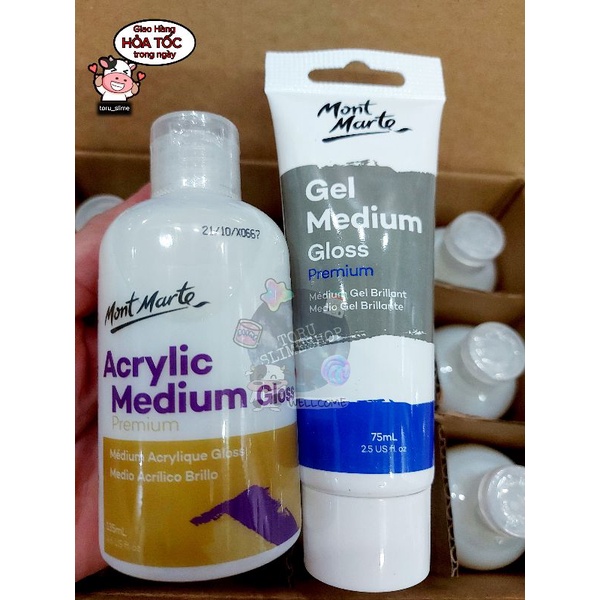 Sơn bóng đất sét tự khô Mont Marte toru_slime