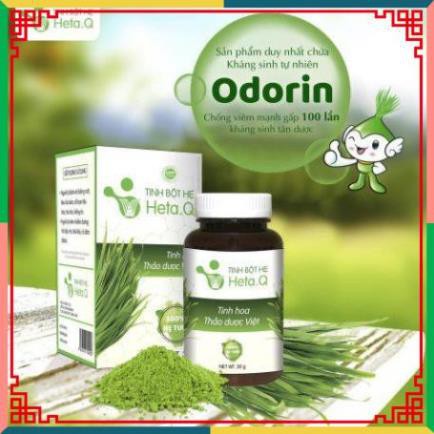 Tinh bột hẹ Heta Q hỗ trợ điều trị táo bón, biếng ăn ở trẻ nhỏ
