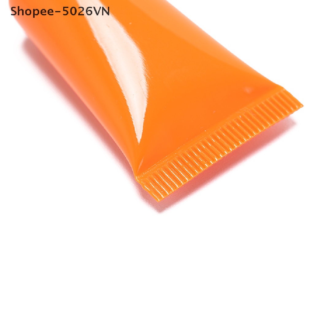 [Hàng mới về] Set 5 ống nhựa rỗng mềm 10ml đựng mỹ phẩm tiện dụng