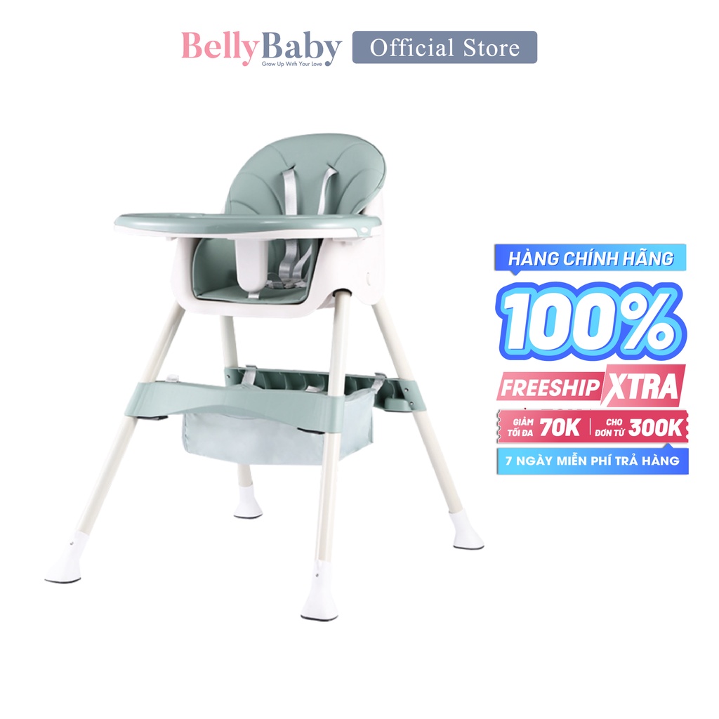 Ghế ăn dặm cho bé Belly Baby BB105 Full Phụ Kiện