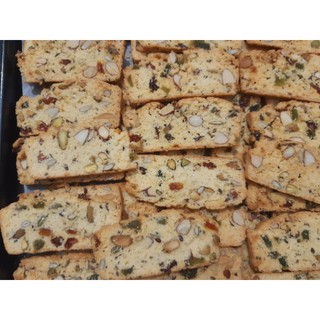 Bánh Biscotti Mix Hạt và Trái Cây Khô Cực Giàu Dinh Dưỡng 200g 300g