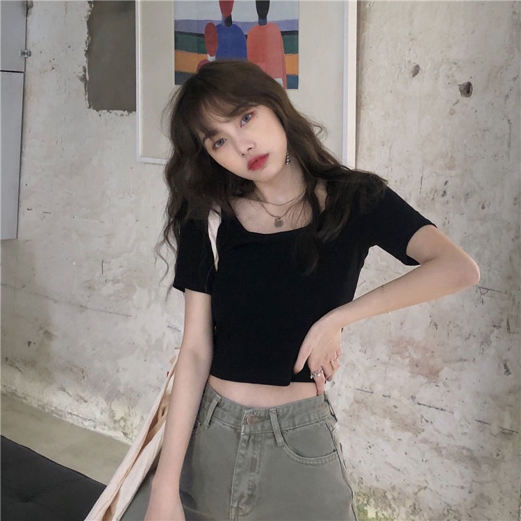 Áo Thun Nữ Tay Ngắn Dáng Ôm Phong Cách Thời Trang Pháp Cho Nữ áo phông nữ JL-TX-65