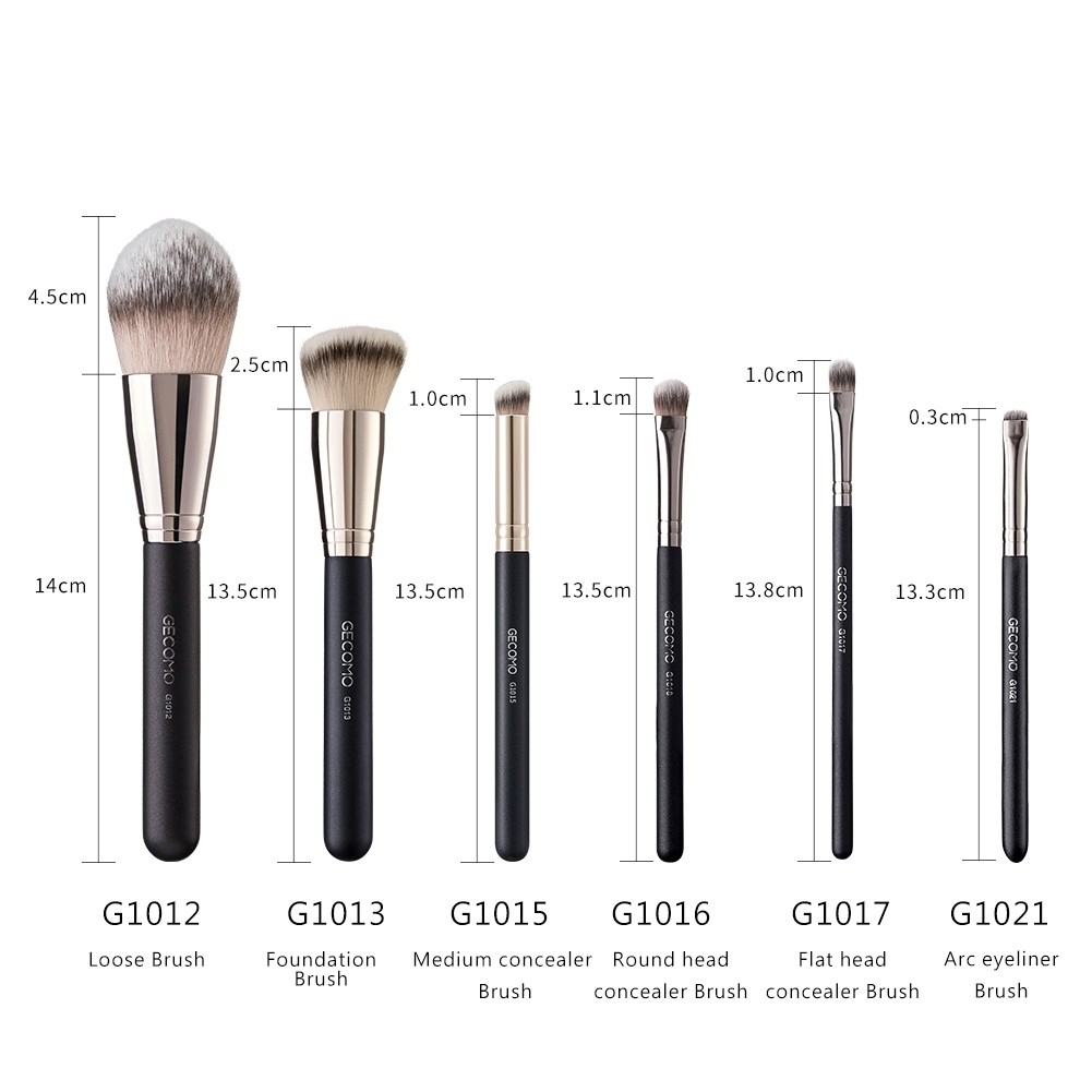 Bộ 6 Cọ Trang Điểm Chuyên Nghiệp GECOMO