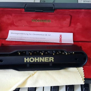 Kèn Harmonica Chromatic CX12 Đen M754500 - Hohner ( Đức ) Nhập Khẩu 2021