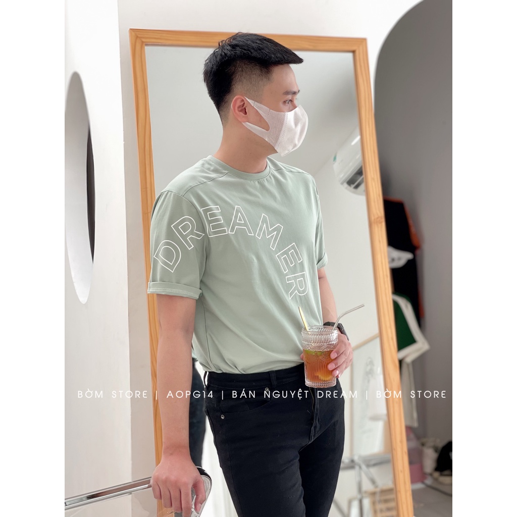 Áo Thun Nam In Bán Nguyệt Dreamer BEACON DENIM Form Vừa Thời Trang Nam AOPG14