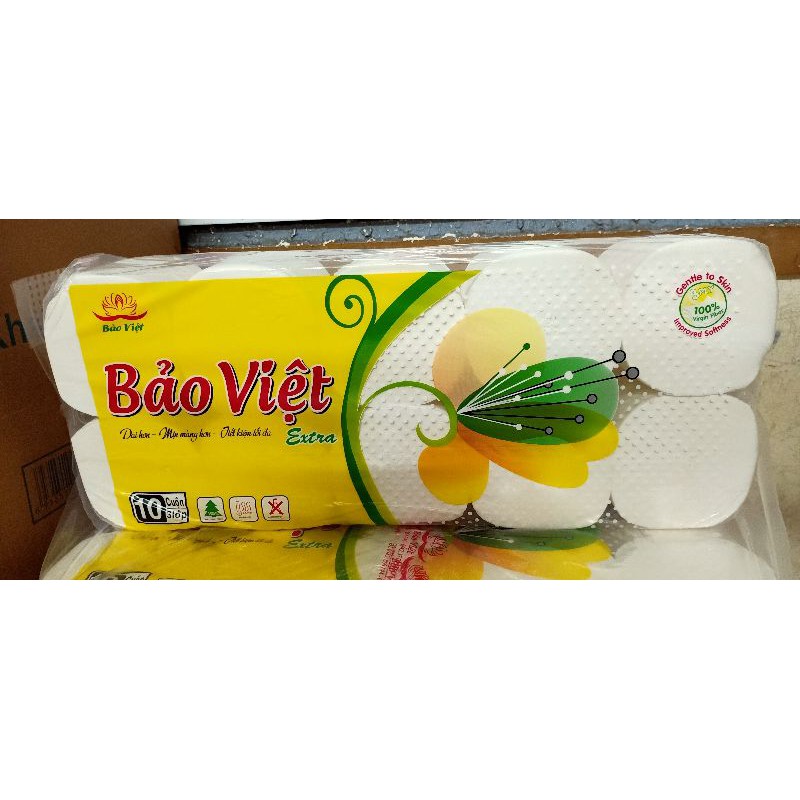 Giấy vệ sinh cao cấp Bảo Việt lốc 10 cuộn