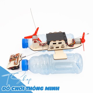 Đồ chơi trẻ em khoa học, thuyền gió điều khiển từ xa, DIY, giáo dục STEM