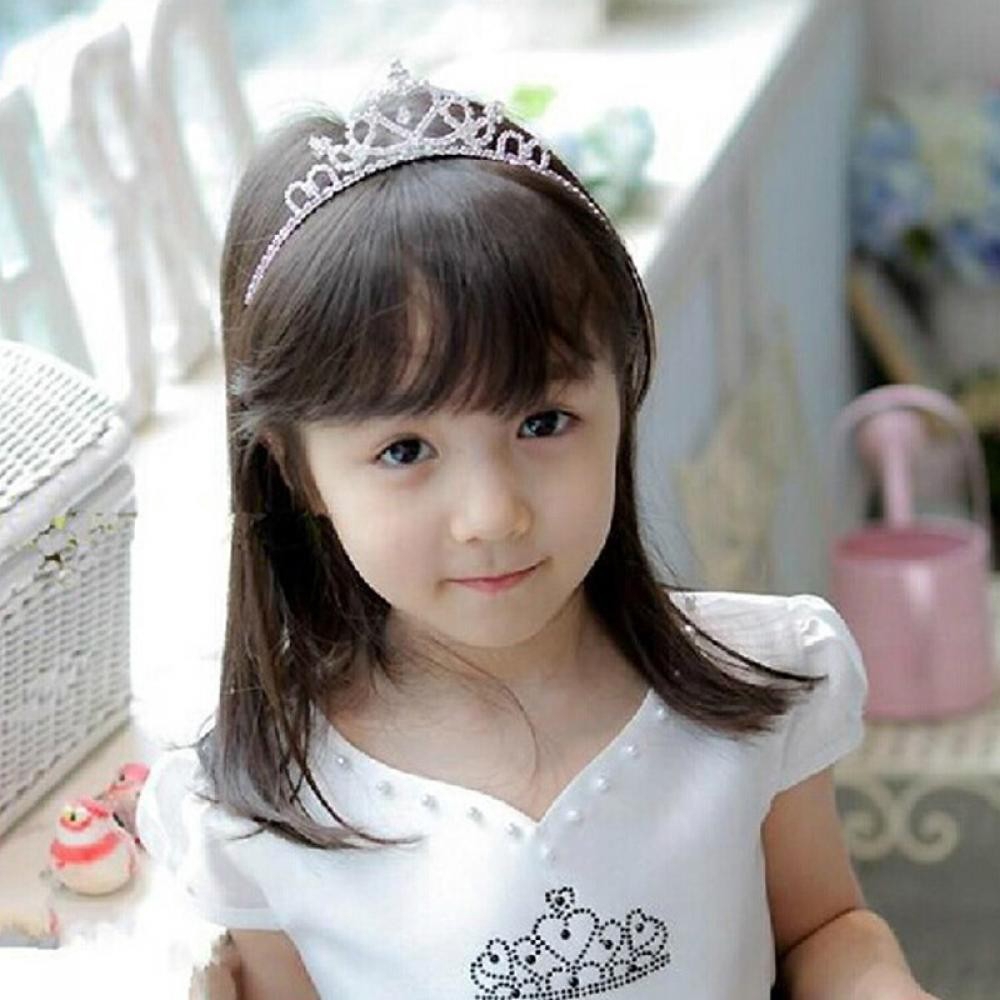 Osier Princess Party Bridal Crown Crystal Diamond Tiara Hair Hoop Headband Baby Girls