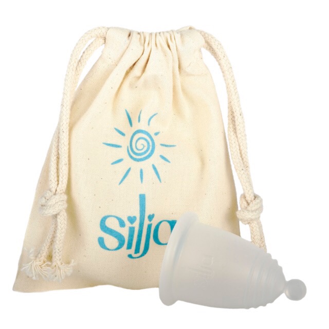 Cốc nguyệt san Silja - của Đức (Kèm túi vải. Tặng thêm cốc tiệt trùng, 10 viên tiệt trùng)