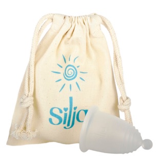 Cốc nguyệt san Silja - của Đức (Kèm túi vải. Tặng thêm cốc tiệt trùng, 10 viên tiệt trùng)