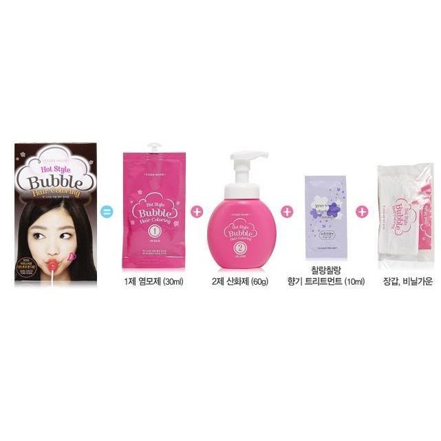 Nhuộm tóc gội dạng bọt Bubble Hair Coloring etudee | BigBuy360 - bigbuy360.vn