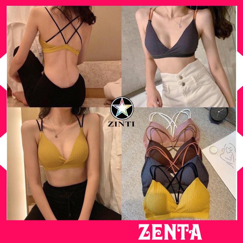 Áo bra sang chảnh, áo croptop mặc bên trong Zenta BA03