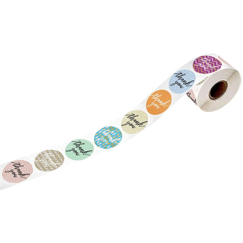 Set 100 Sticker Dán Hình Chữ Thank You 8 Kiểu Dùng Để Trang Trí Tiệc Cưới / Cửa Hàng