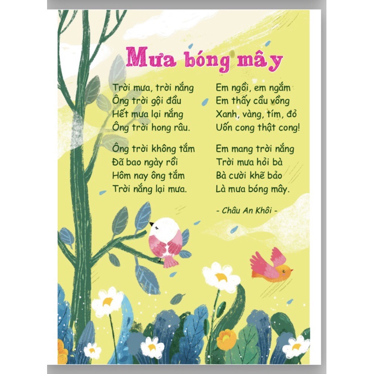 Sách - Thơ Cho Bé Học Nói