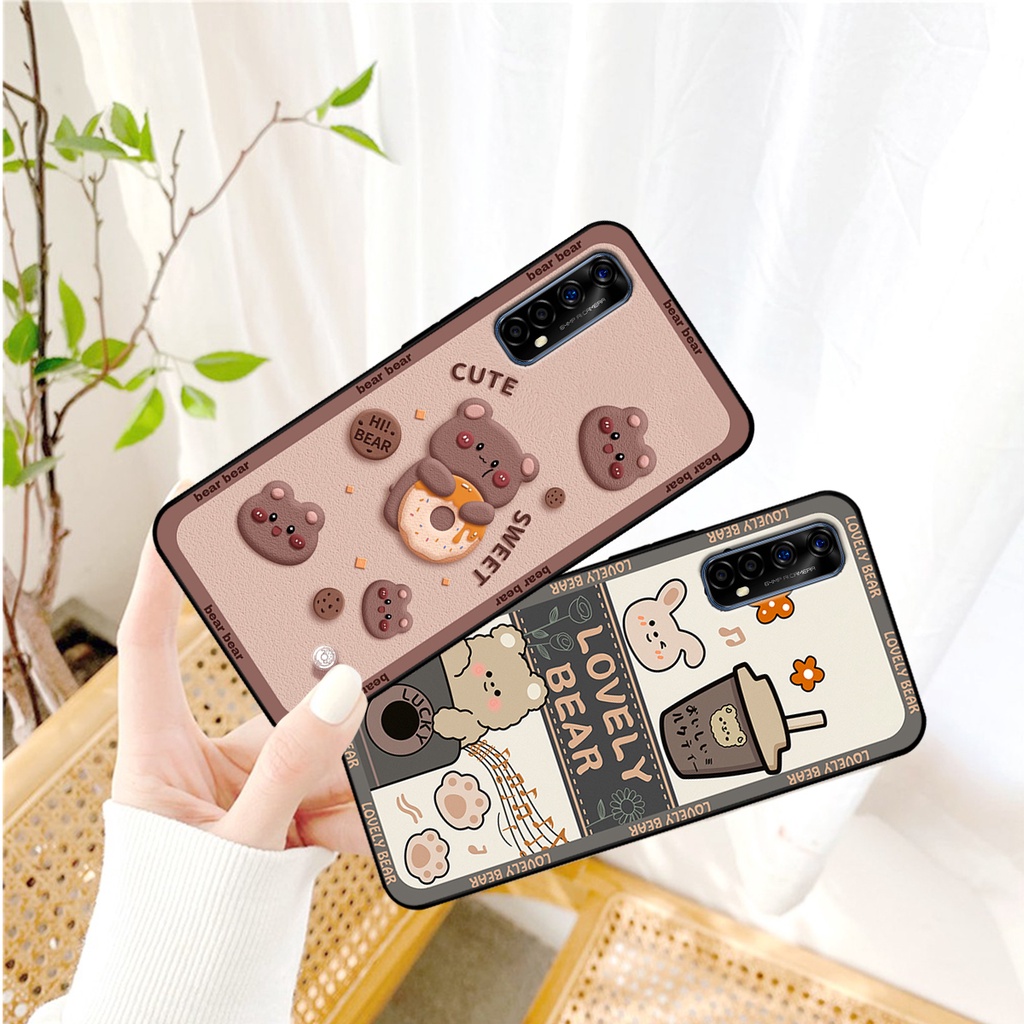 Ốp lưng Realme 7 - Realme 7 Pro in hình gấu bear dễ thương, bền đẹp