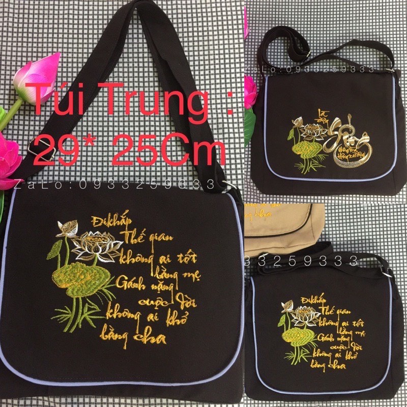 ĐỒ LAM ĐI CHÙA #Mã Freeship Xtra RP028#Túi Đi Chùa # Đãi Nhỏ Lớn Đủ Size, Đủ Màu1