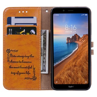 Ốp lưng da sang trọng chống sốc choXiaomi redmi 7A 6A 5A 4A