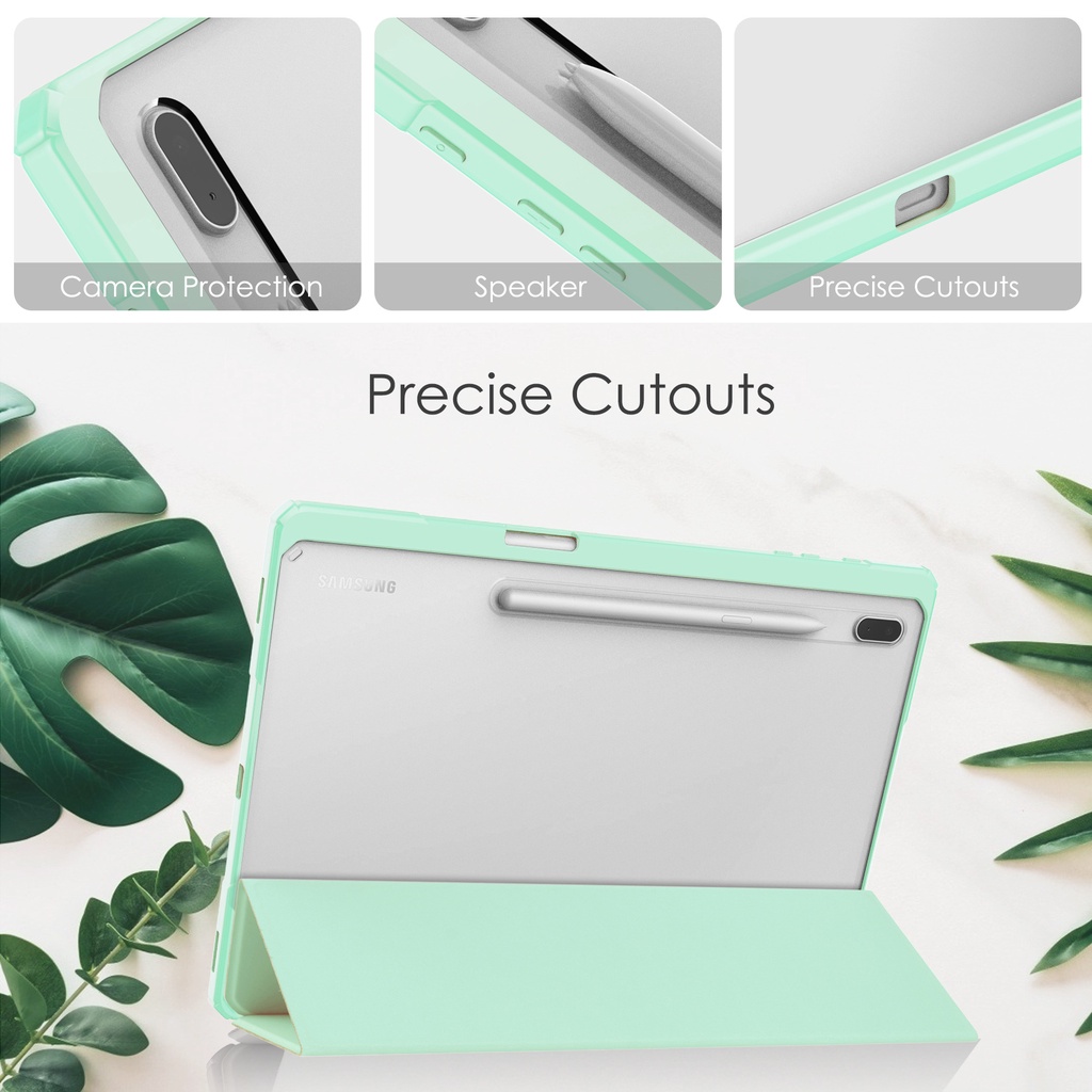 Bao Da Máy Tính Bảng Trong Suốt Cho Samsung Galaxy Tab S8 Plus 12.4&quot;SM-X800/X806 S7 Plus S7 FE