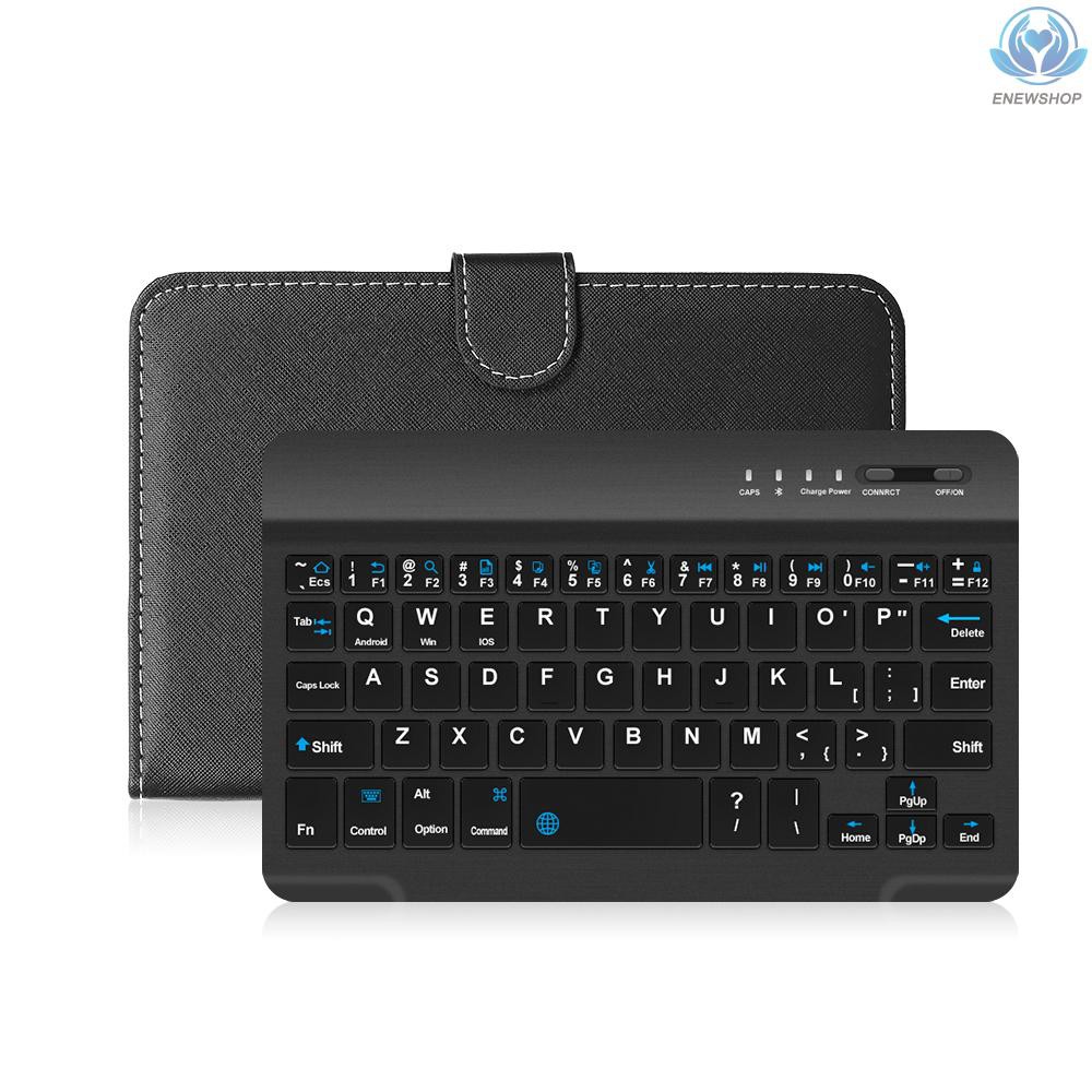 Bao Da Pu Kèm Bàn Phím Không Dây Di Động Tiện Dụng Cho Điện Thoại 4.5-6.8inch