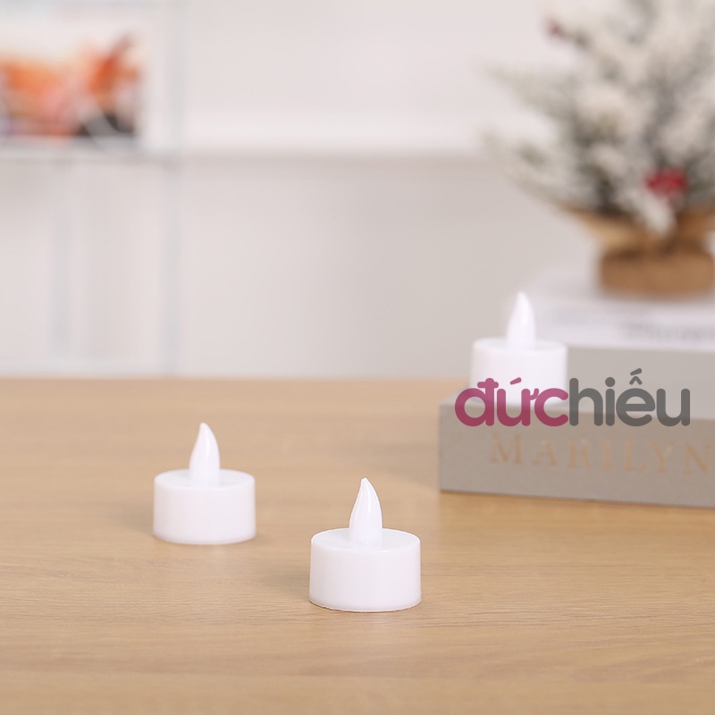 Đèn LED xài pin hình ngọn nến dùng pin , đèn trung thu, nến điện tử mini – Đức Hiếu Shop