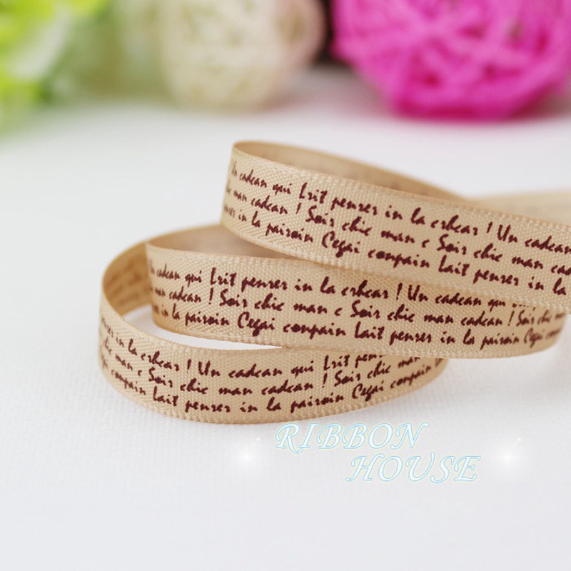 Cuộn dây ruy băng 25 Yard 3/8'' cho gói quà