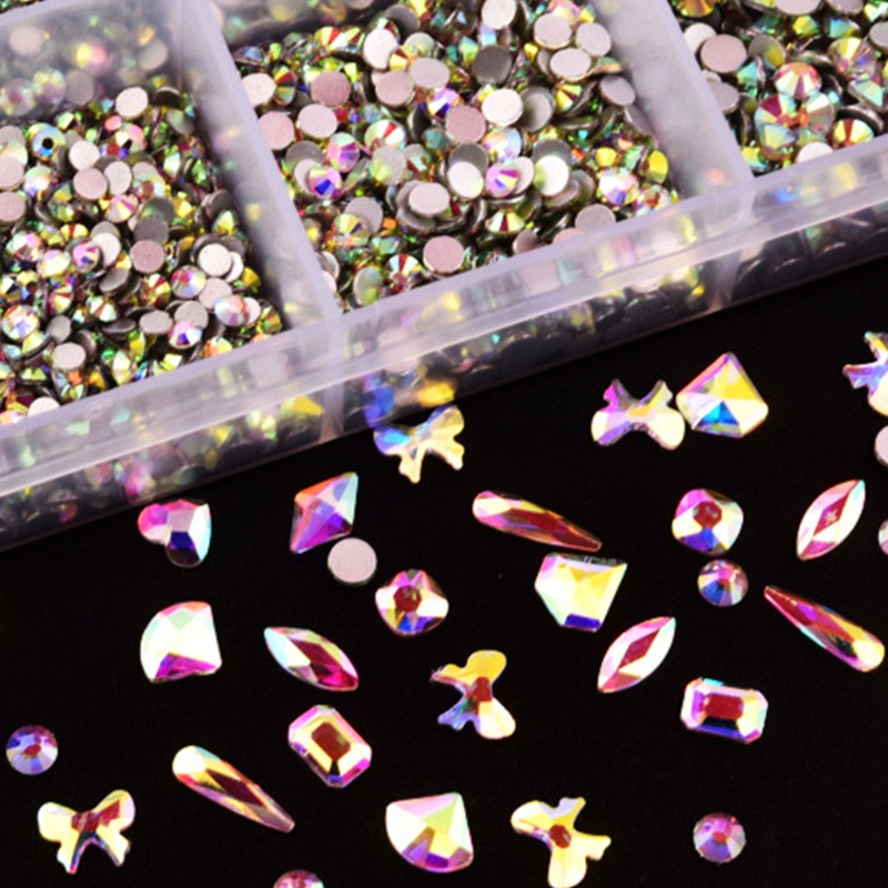 Đá Pha Lê AB Lấp Lánh Trang Trí Móng Tay Nghệ Thuật YOUYO