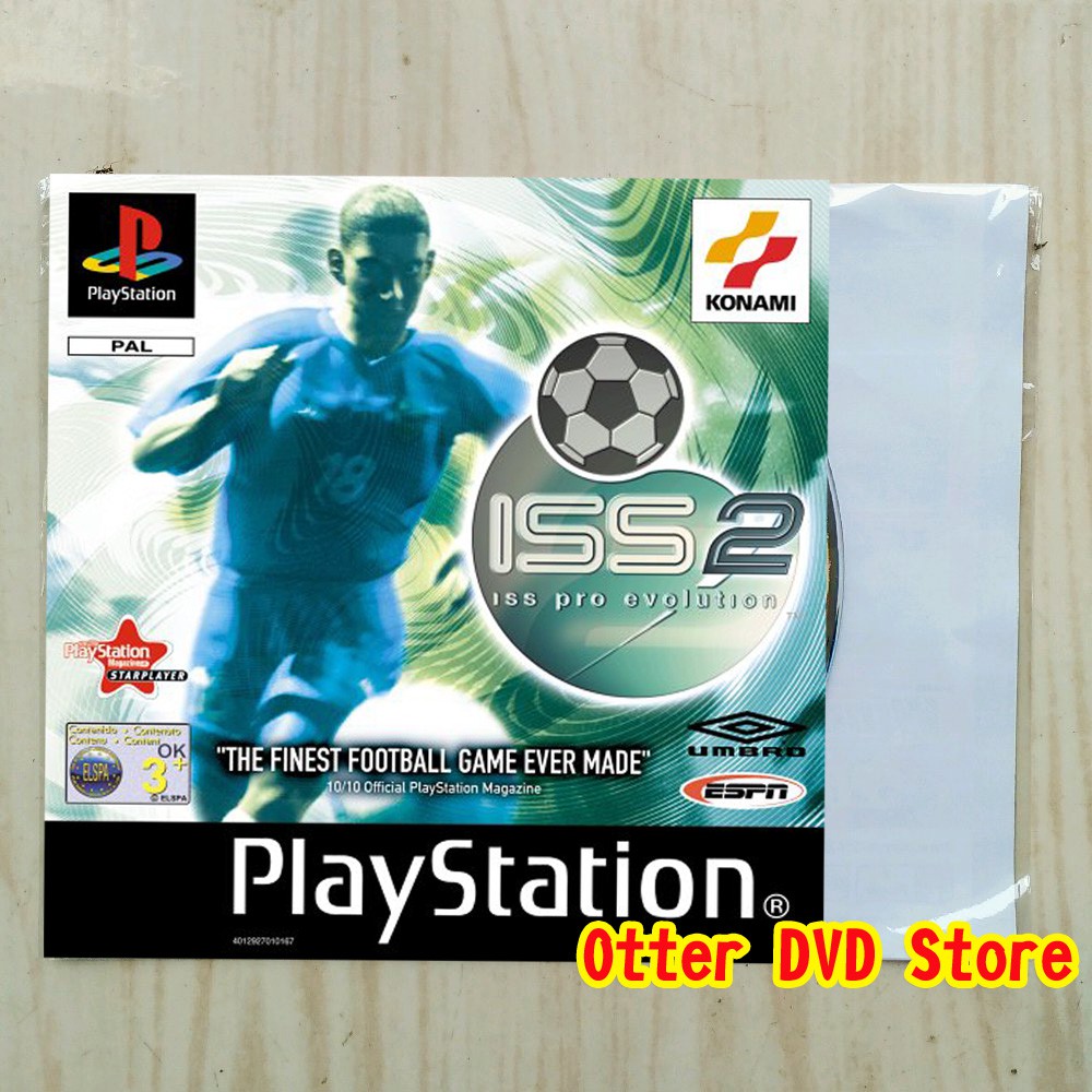 Đĩa Cd Tuyển Tập Những Bài Hát Tiến Hóa Đá Banh Ps1 Ps 1 Iss - Pro Evolution 2