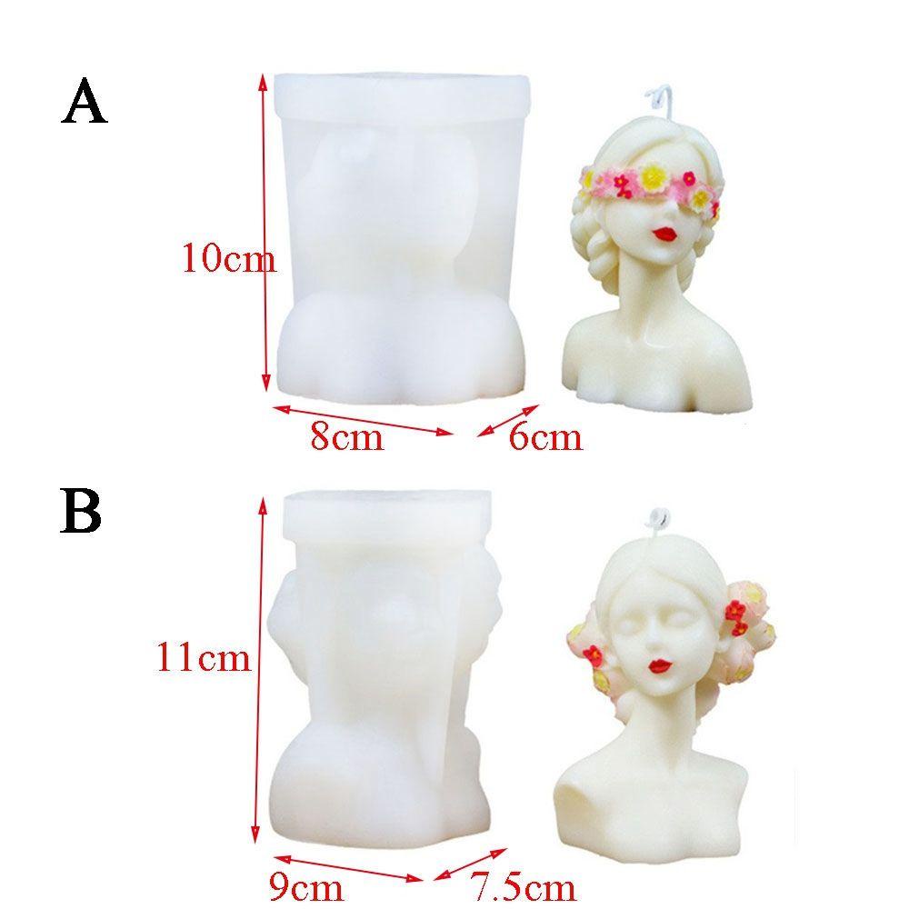 PATRICIA 1 Khuôn Làm Bánh Thủ Công DIY Hình Cô Gái Bịt Mắt Dễ Thương
