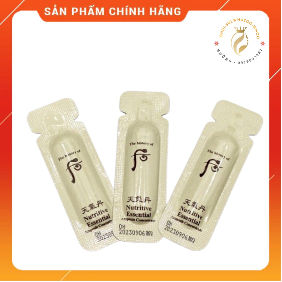 10 gói tinh chất sâm núi Whoo chống lão hoá thế hệ mới Nutri