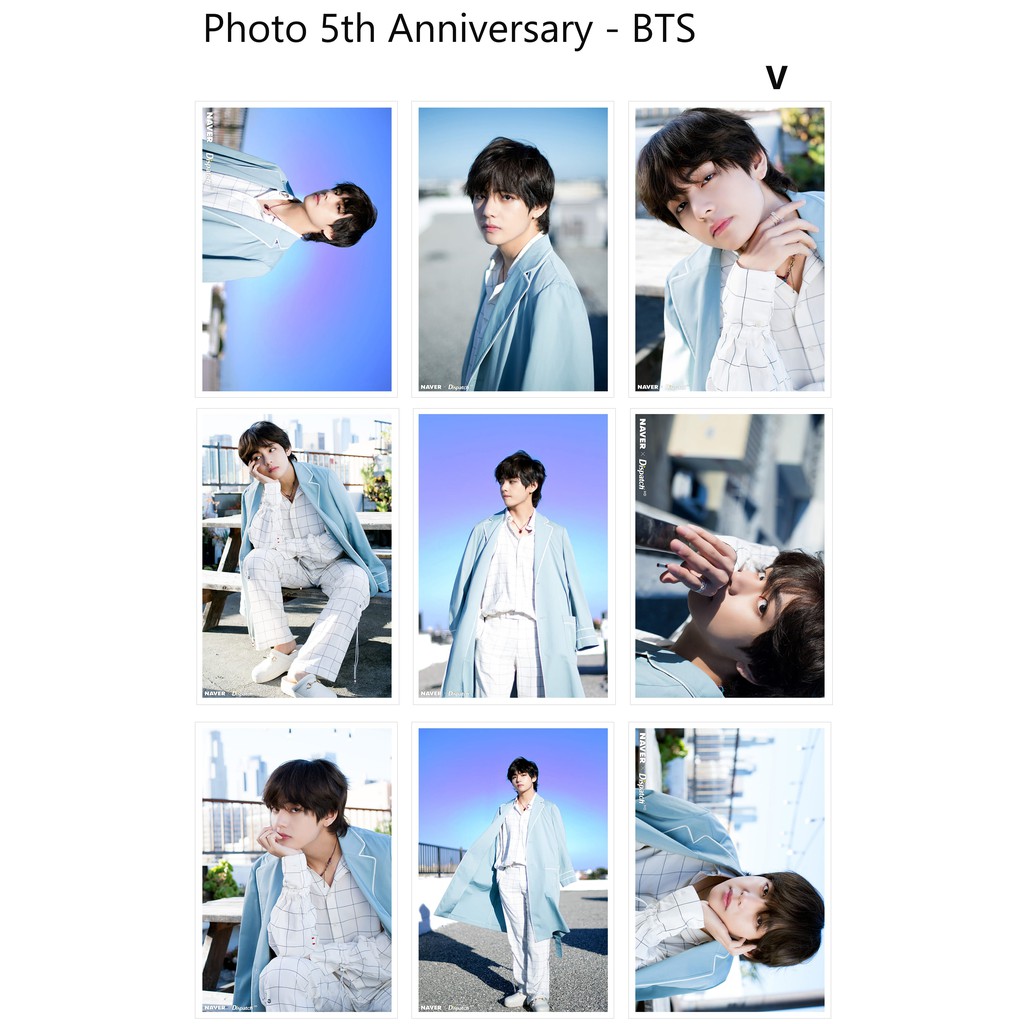 Lomo Card Ảnh BTS - 5th Anniversary ( Full 72 ảnh) | BigBuy360 - bigbuy360.vn