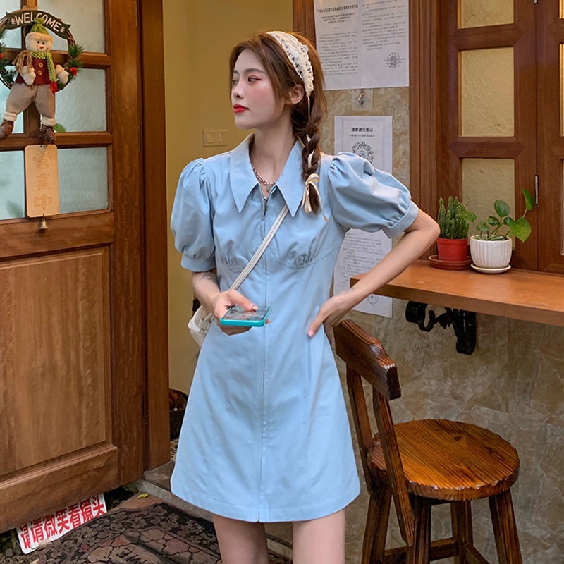 Đầm Polo Mỏng Tay Ngắn Phồng Thời Trang Mùa Hè 2022 Mới