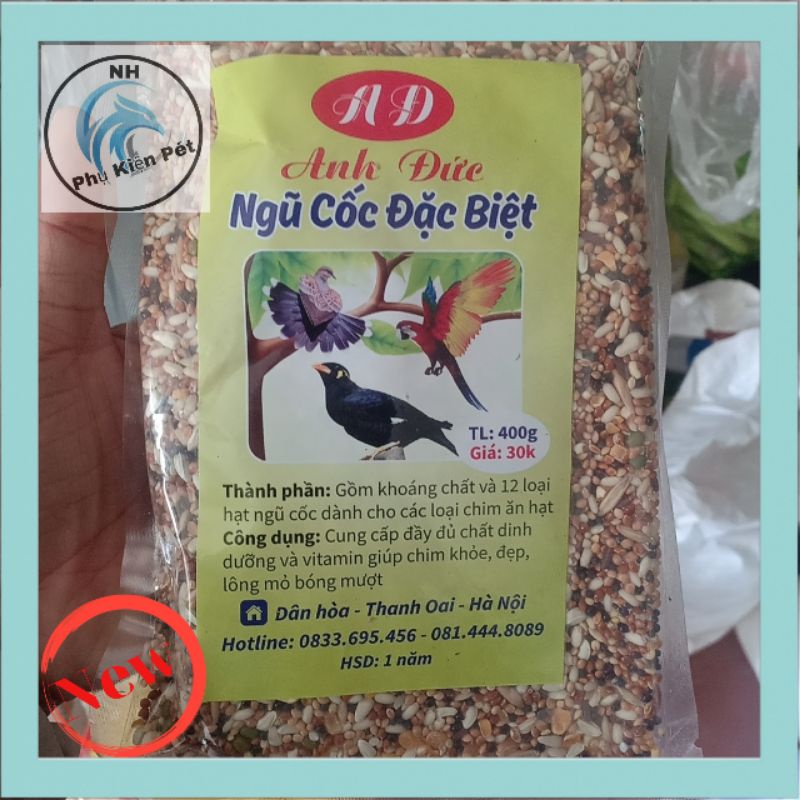 Ngũ Cốc Dinh Dưỡng Dành cho Cu Gáy 400g cám dinh dưỡng cho Cu Gáy