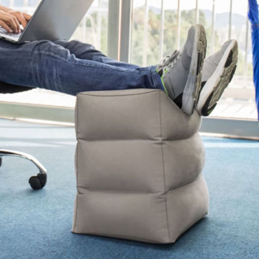 Gối Kê Chân Bơm Hơi Tiện Dụng Khi Đi Du Lịch / Chơi Thể Thao / Máy Bay K1
