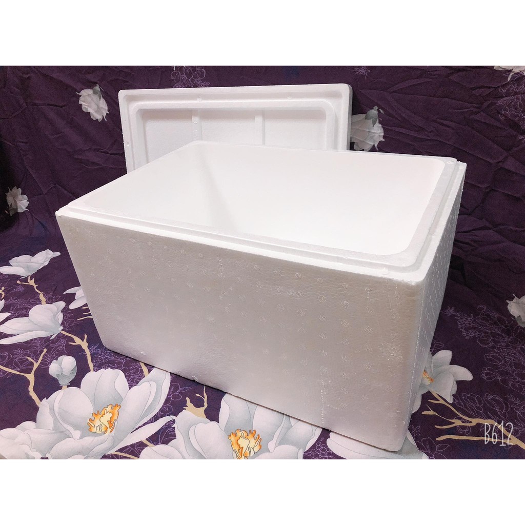 Thùng xốp 40 29 lít  đựng đá hải sản hoa quả đựng đồ trồng cây nuôi cá