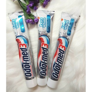 Kem đánh răng odol med 3 original & extra white 75 ml