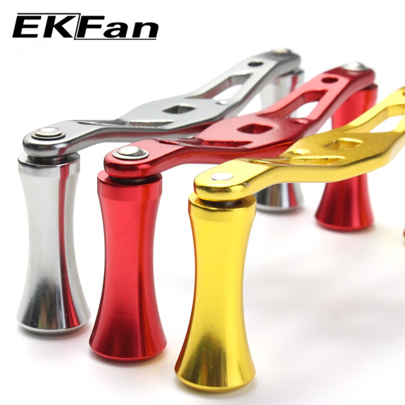 DAIWA SHIMANO Guồng Quay Cần Câu Cá 8 * 5mm Dài 90MM Bằng Hợp Kim Nhôm Màu Đỏ / Bạc / Vàng Kim