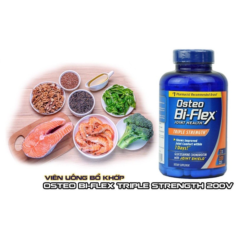 [Date 2/2024]Viên bổ khớp Osteo Bi-Flex Triple Strength Glucosamine Chondroitin 200 viên