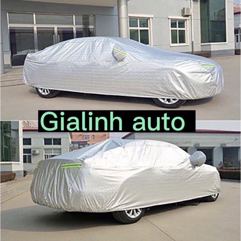 Bạt Phủ Xe Ô Tô Mitsubishi Mirage, Xpander, Attrage, Pajero, Trition, Outlander, Chất Liệu Bạt Tráng Nhôm 3 lớp