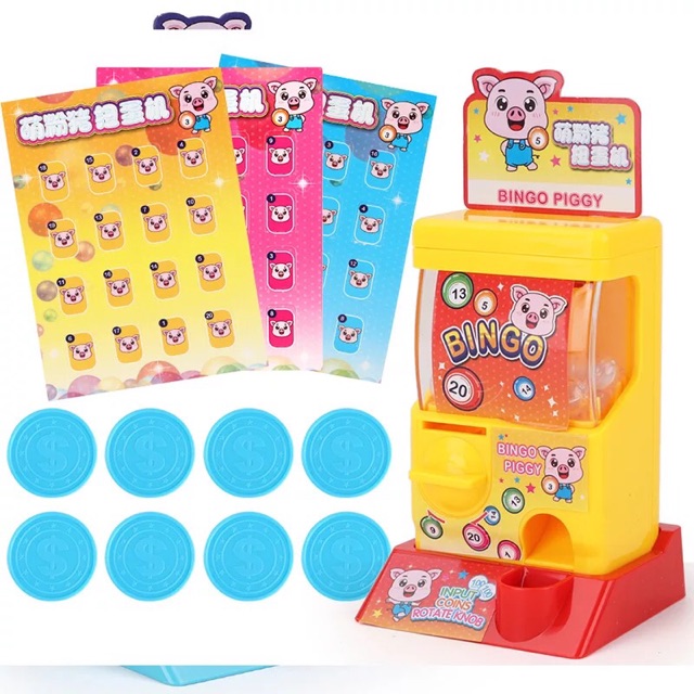 Có sẵn Đồ chơi Máy Bingo Piggy Mini Có sẵn