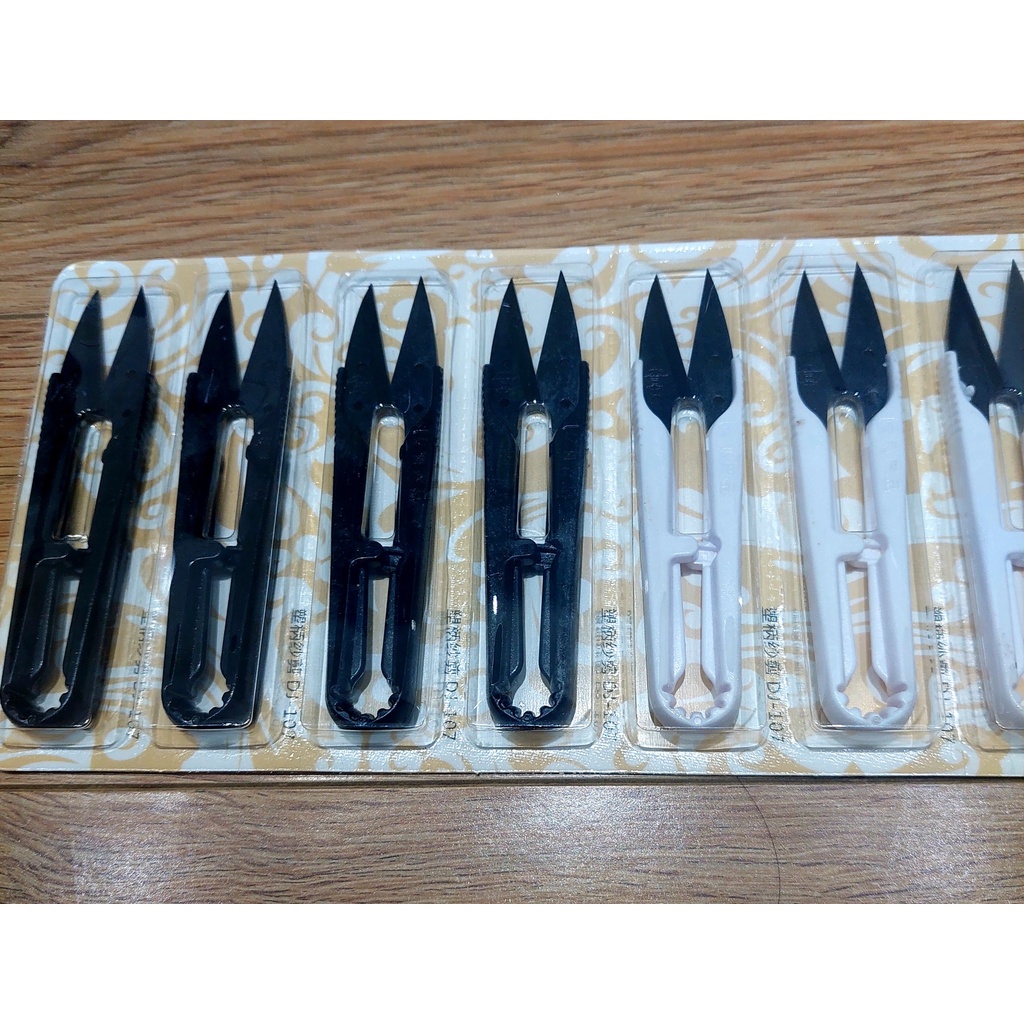 KÉO BẤM CHỈ LOẠI TỐT- KÉO CẮT CHỈ , 3 MÀU VỈ 12 CÂY