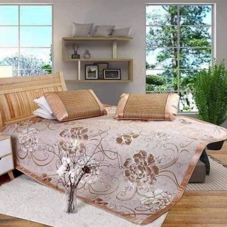 Chiếu mây điều hòa Muji 2 mặt kèm vỏ gối0